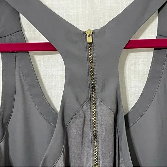 Women's Express Racer Back Zip up Sleeveless Top Size Small - Picture 2 of 7